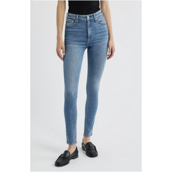 rag & bone Denim - Rag & Bone Nina High Rise Skinny Jean Light Wash Size 25
